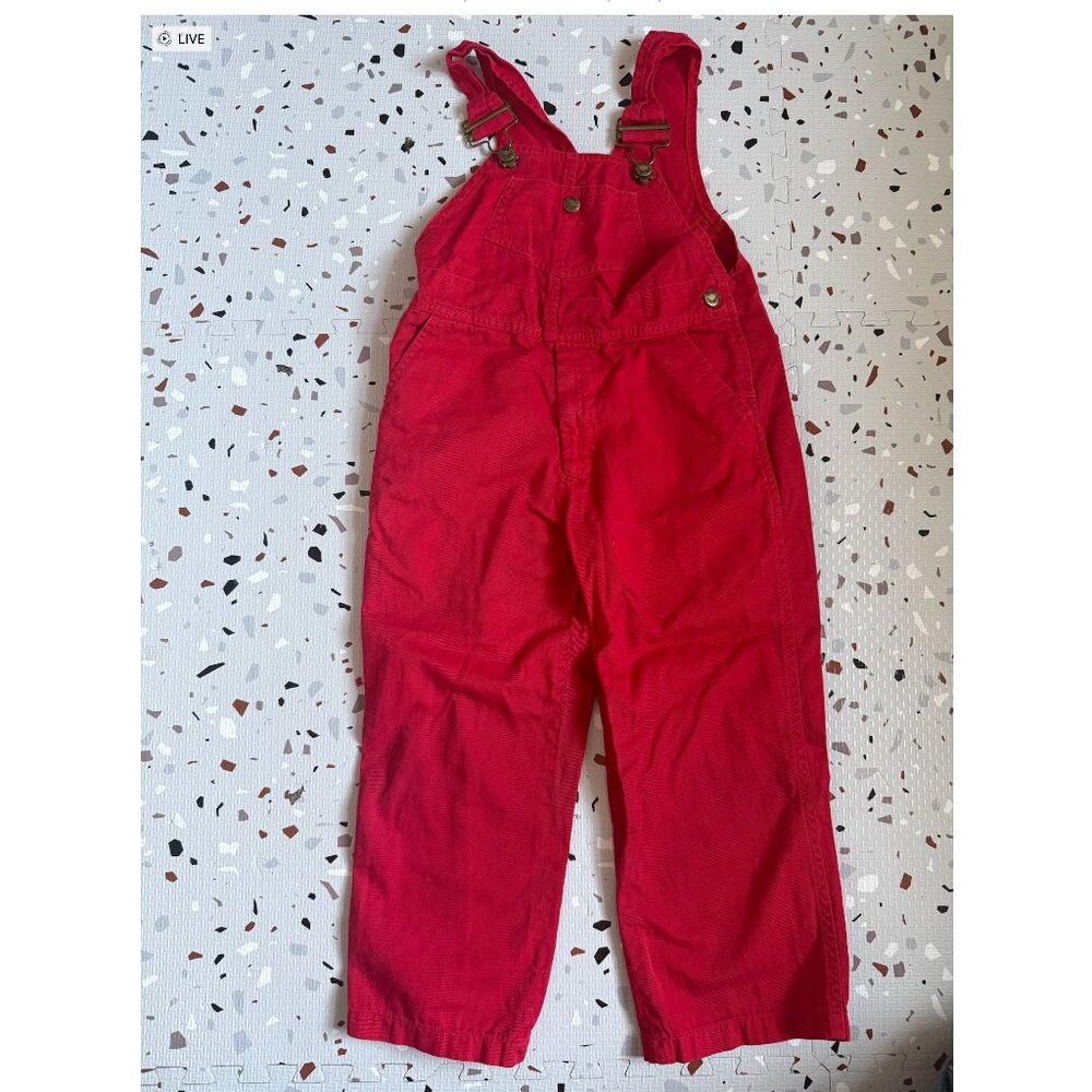 Red Hush Puppies Overalls Dungarees